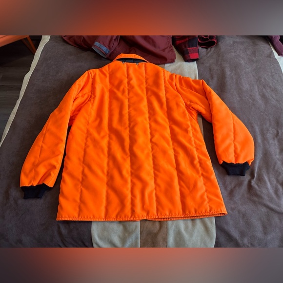 Vintage Red Head hunting jacket safety orange men’s large made in Texas - Picture 5 of 5